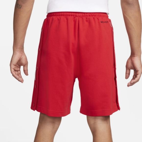 Nike Dri-Fit Standard Issue 8" French Terry Basketball shorts - red - Picture 7 of 16